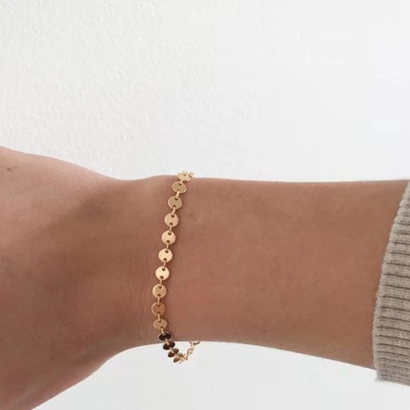 Dainty Dot Chain Link Bracelet - Picture 1 of 6